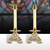 IHS Resin Candlestick Set 2pc