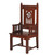 Florentine Cbrant Chair Walnt