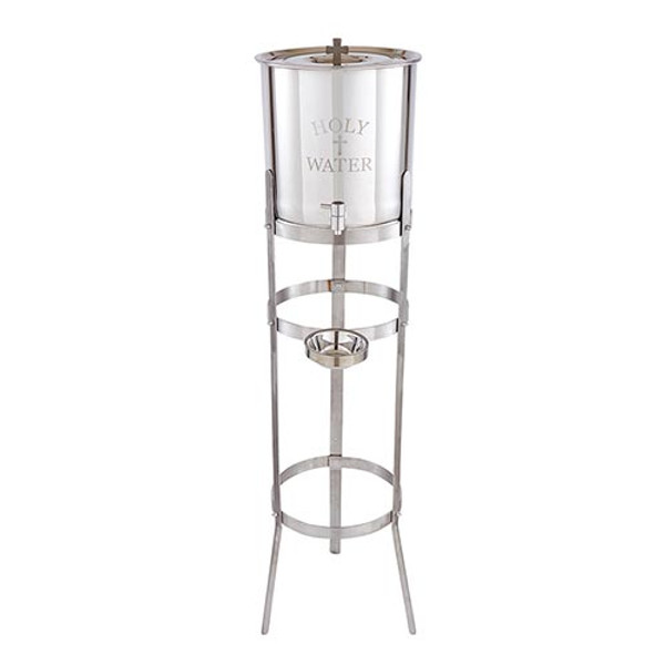 Holy Wtr Rcptcle 5 Gal/ Stand