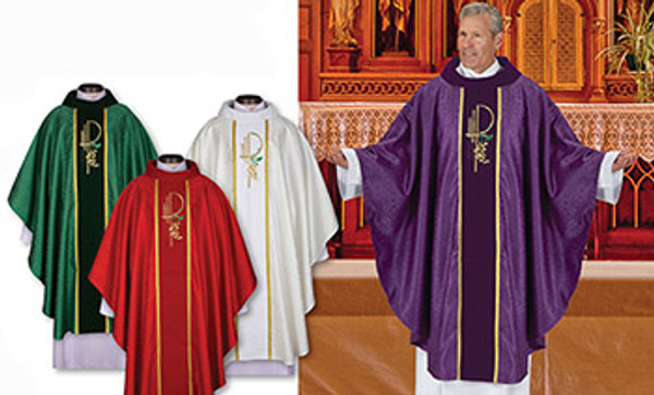 Eucharist Jacqrd Chasuble Set