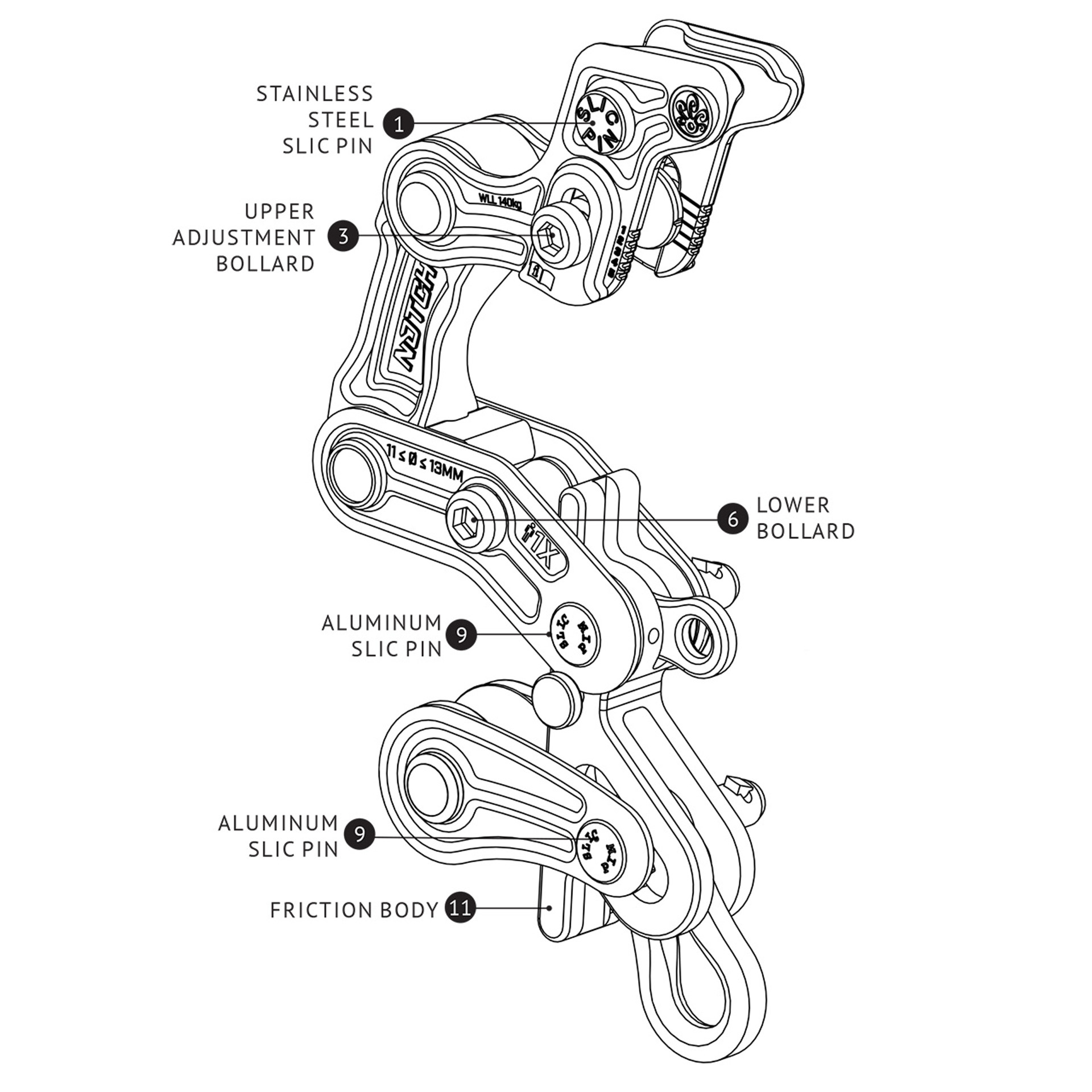 Notch Flow Adjustable Rope Wrench - Lowest prices & free shipping