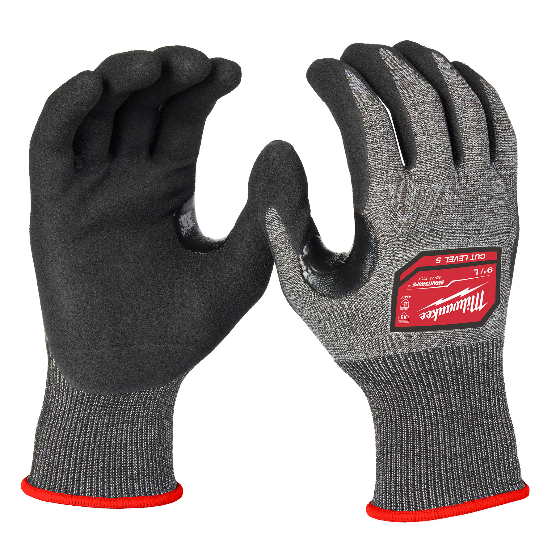 Milwaukee Cut Level 5 High Dexterity Nitrile Dipped Gloves
