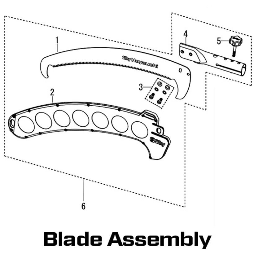 Active slide of Silky Hayauchi Pole Saw Replacement Parts