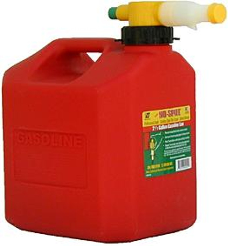 Active slide of No-Spill Fuel Cans