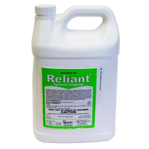 Active slide of Reliant Systemic Fungicide