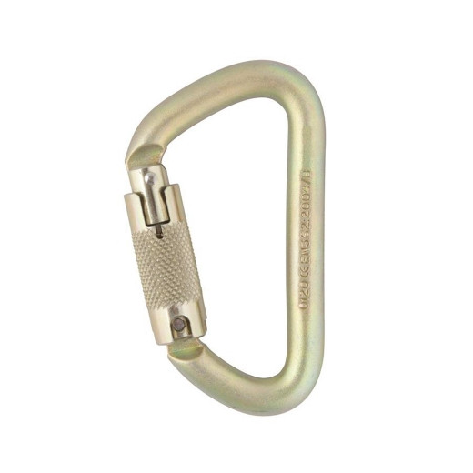 Active slide of DMM Offset D Locksafe Steel Carabiner