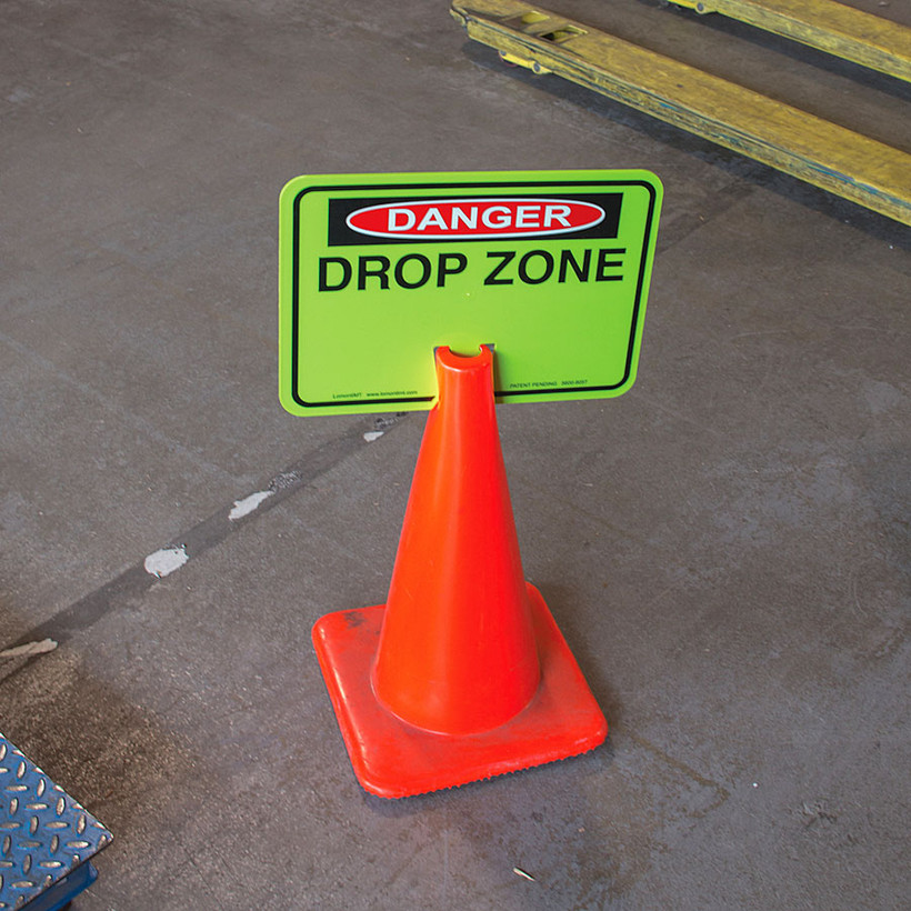 Active slide of Drop Zone Cone Topper