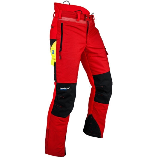 Pfanner Gladiator Ventilation Red Chainsaw Pants - TreeStuff.com