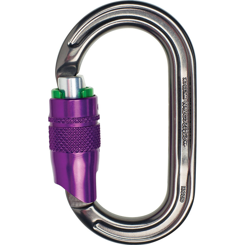Active slide of DMM Ultra O Durolock Carabiner
