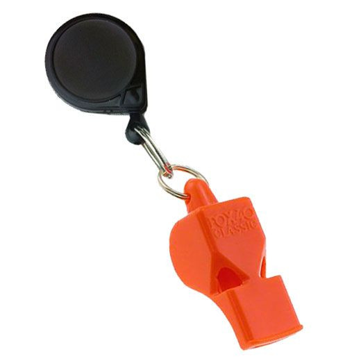 フォース・ストリクス Classic Fox 40 Whistle with Retractable Lanyard | TreeStuff