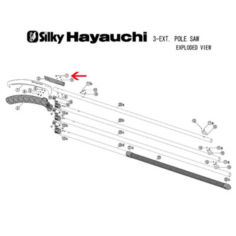 Active slide of Silky Hayauchi Bolt Set