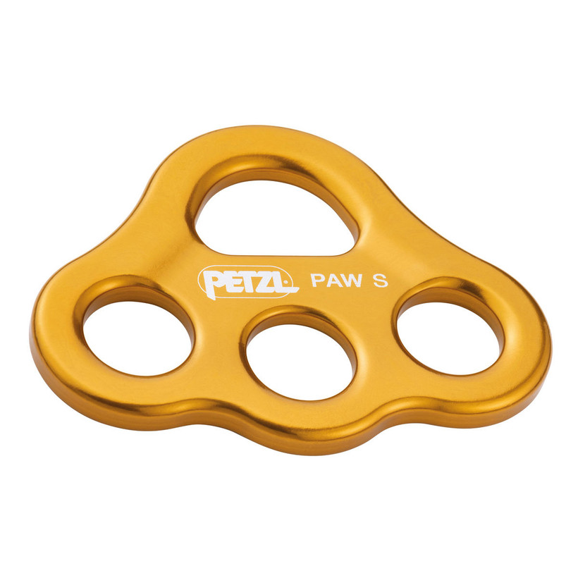 Active slide of Petzl Paw Rigging Plate