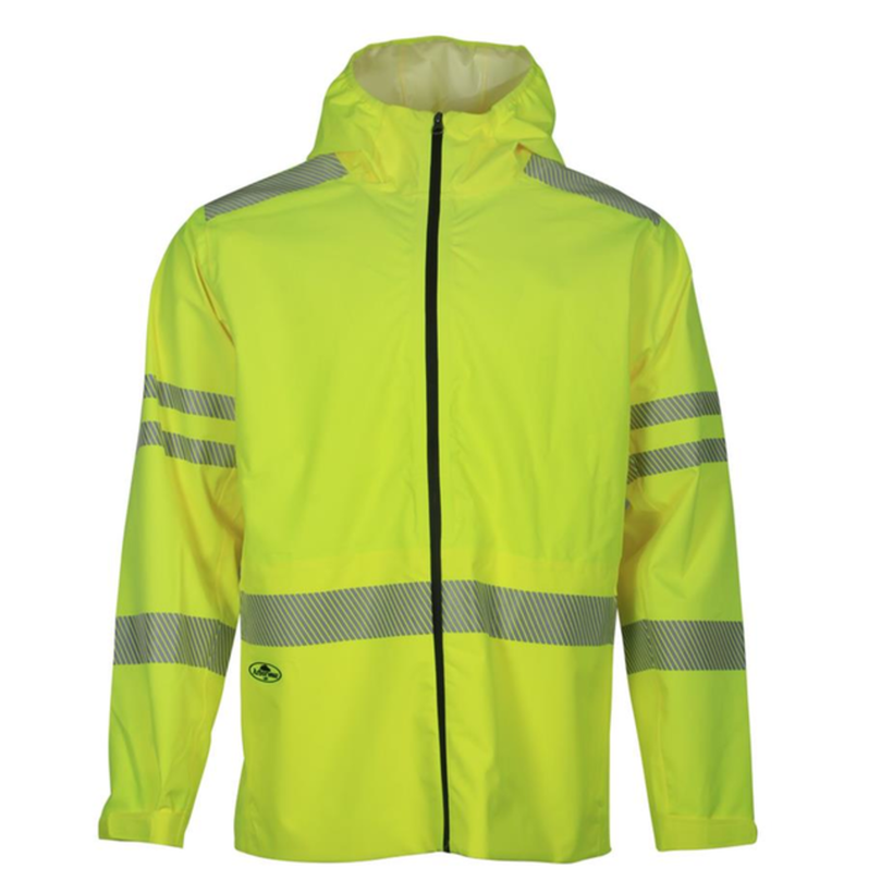 Active slide of Arborwear Dripline Hooded Class 3 Hi-Vis Jacket