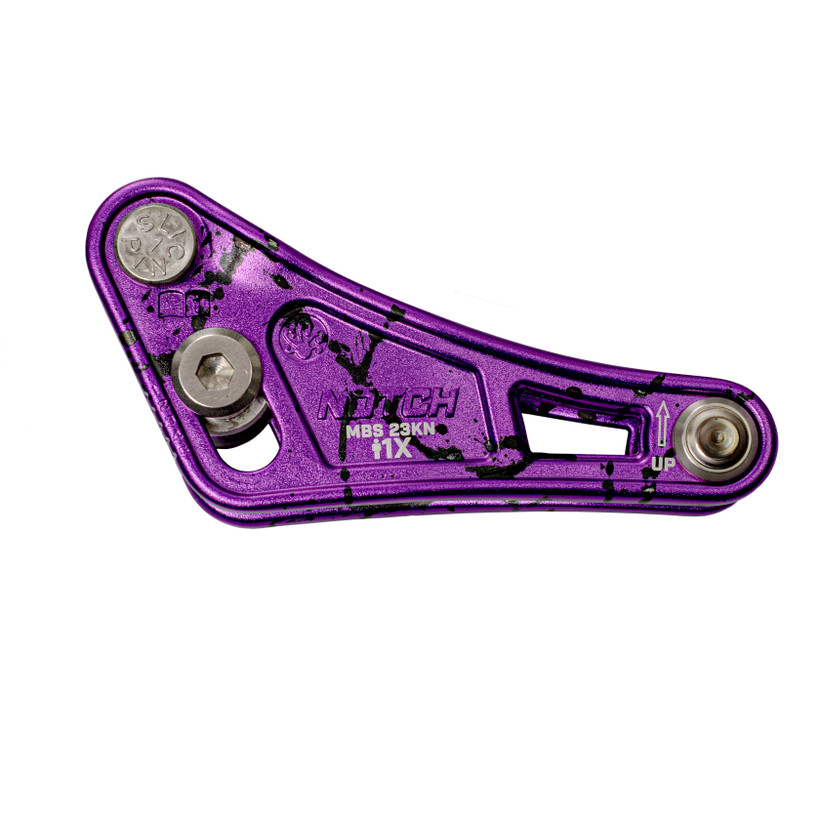 Active slide of Notch Flow Adjustable Rope Wrench - Purple Splash