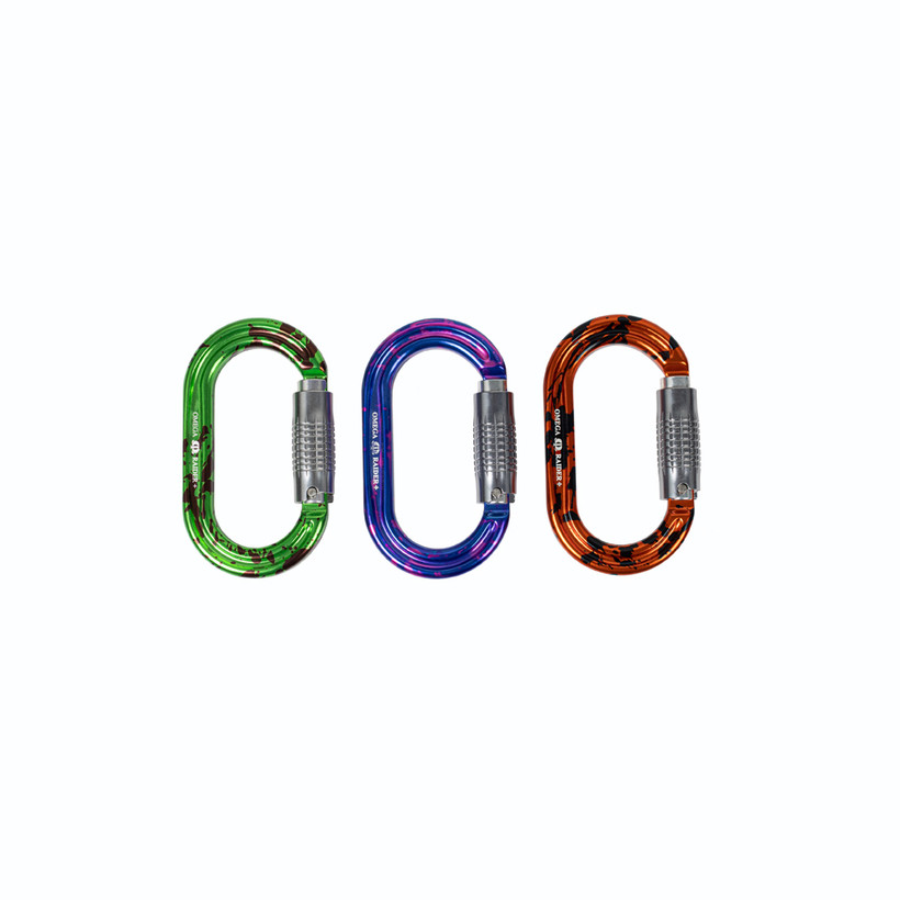 Active slide of Omega Pacific Raider Aluminum Carabiners