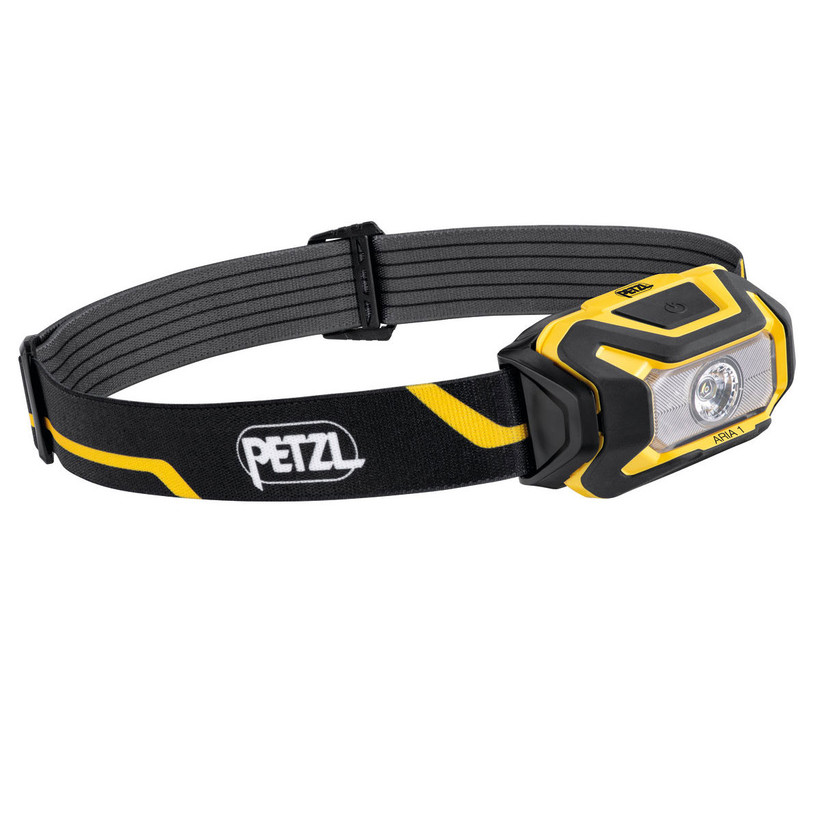 Active slide of Petzl Aria 1 Black/Yellow Headlamp