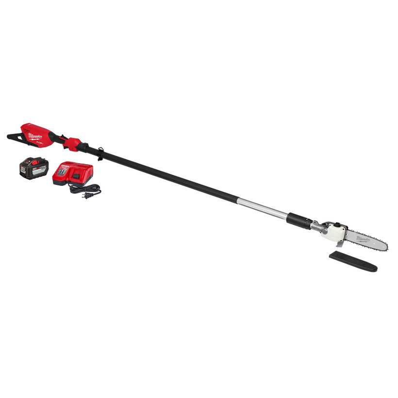 Active slide of Milwaukee M18 FUEL Telescoping Pole Saw