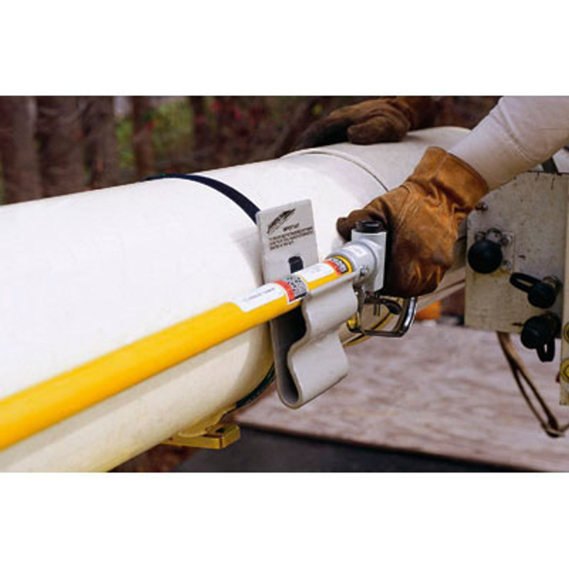 Active slide of Jameson Round Hydraulic Tool Handle Holder w/ Ratching Strap