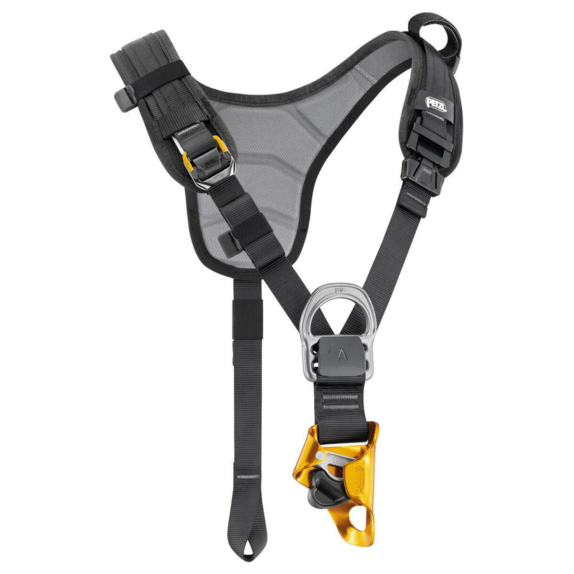 Active slide of Petzl Top Croll Suspenders Chest Harness