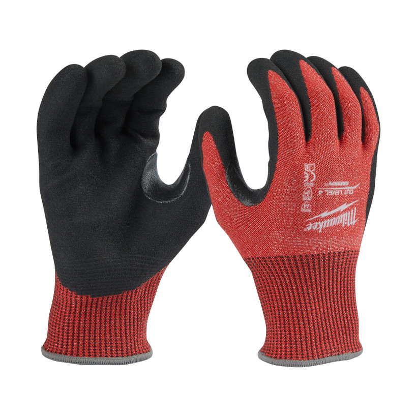 Active slide of Milwaukee Cut Level 4 High Dexterity Nitrile Dipped Gloves