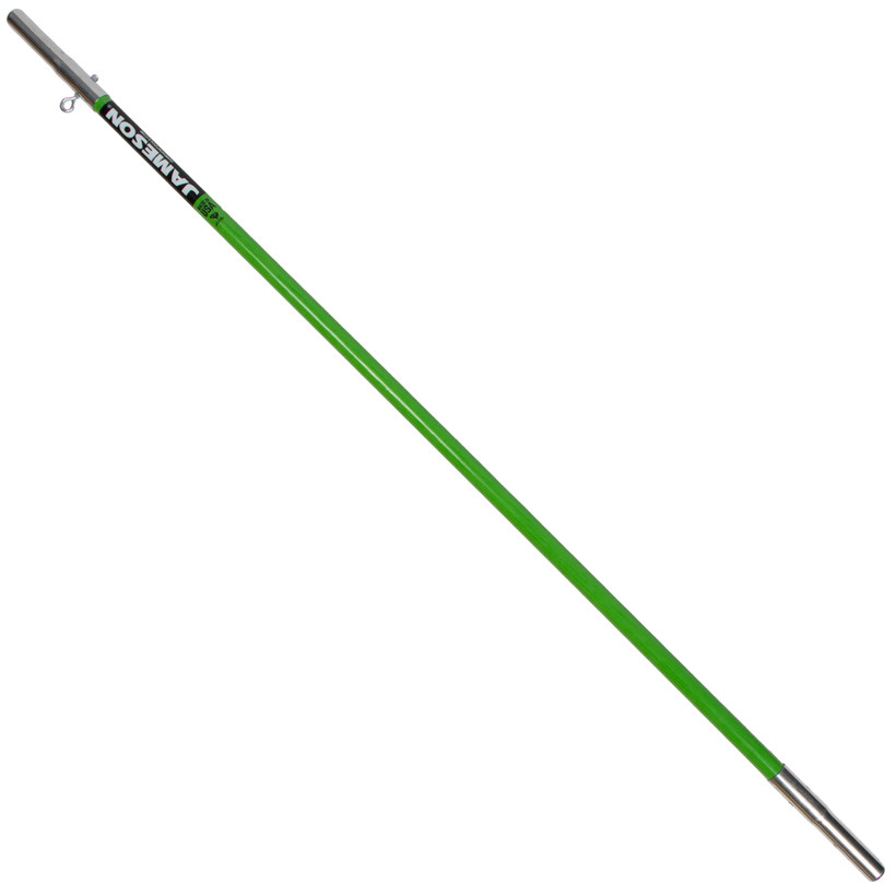 Active slide of Jameson's 6' LS Landscaper Series Green Hollow Core Top Section w/  1-1/4