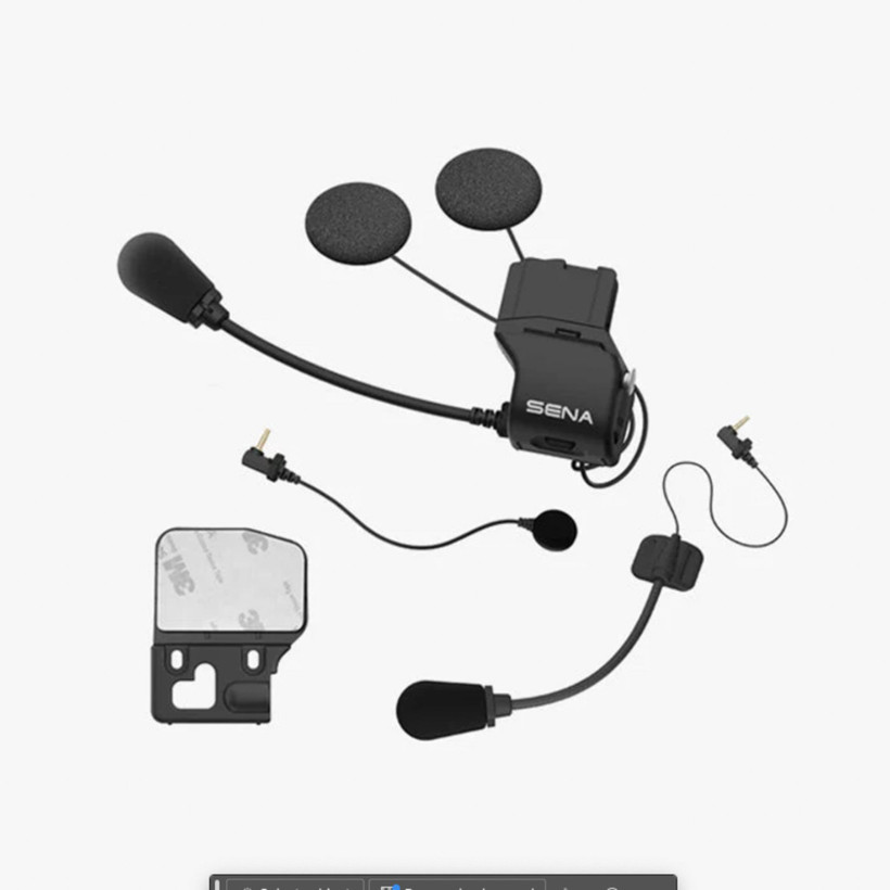 Active slide of SENA Universal Helmet Clamp Kit with HD Speakers (20S, EVO, 30K, 50S)