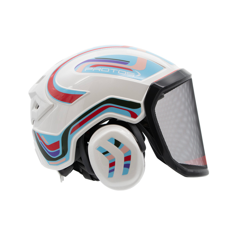 Active slide of Pfanner Protos Helmet System - Techno Prints
