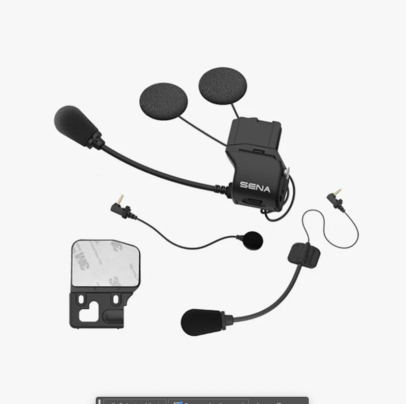 Sena Universal Helmet Clamp kit with HD Speakers(20S EVO, 30K, 50S