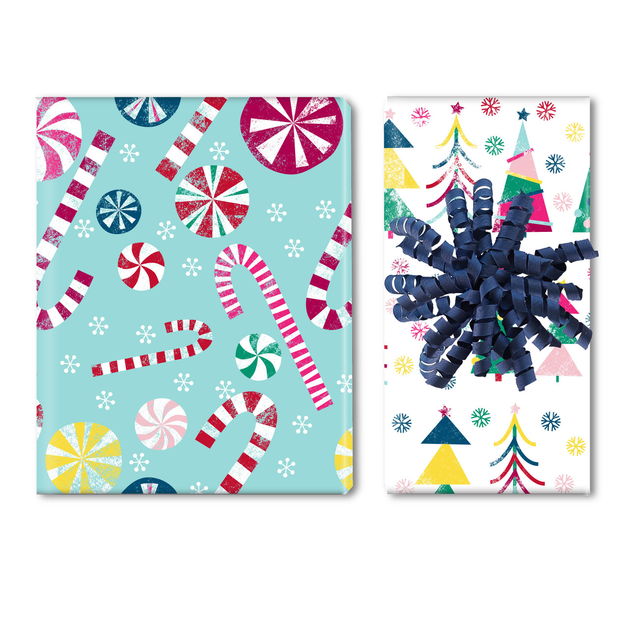 Traditional Christmas Wrapping Paper 50 Sq.ft - Snowflake