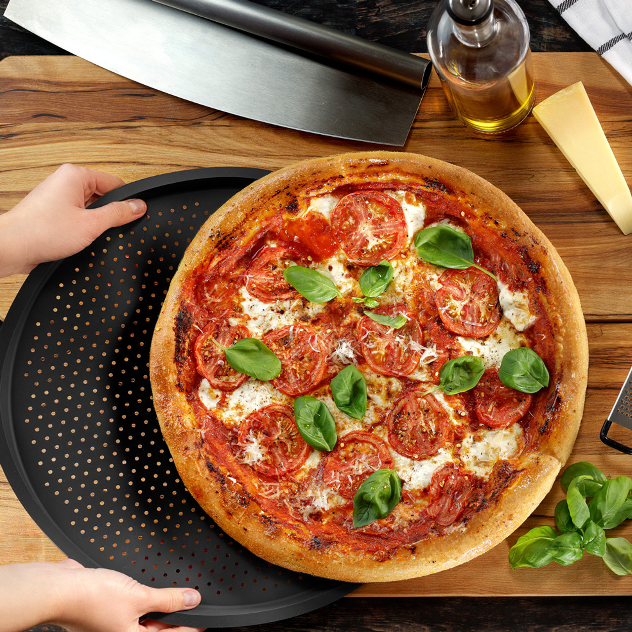 Silicone Grill Pan Accessories, Silicone Pizza Basket Mat