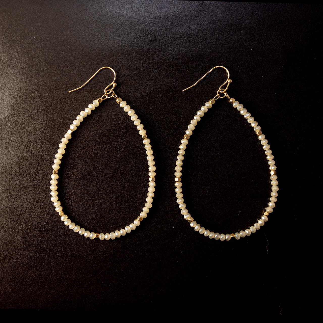 Teardrop beaded earrings Clearance