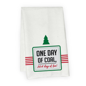 One Day of Coal Microfiber Hand Towel
