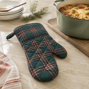 Hunter Plaid Oven Mitt
