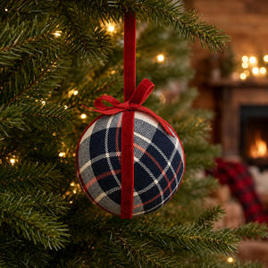 Finley Flannel Ornament