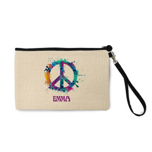 WC Peace Natural Zip Pouch WC Peace Natural Zip Pouch
