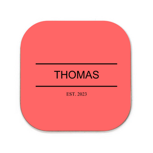 Latolines Square Coaster