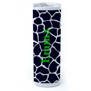 Indigo Giraffe Block Shimmer Tumbler 20 oz. Indigo Giraffe Block Shimmer Tumbler 20 oz.