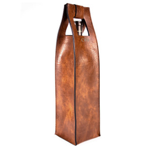 Brown Bottle Tote -  Stamped - NEW