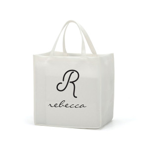 Script Initial Small Gift Tote