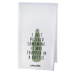 Rescued Some Wine Ultra Fiber Hand Towel