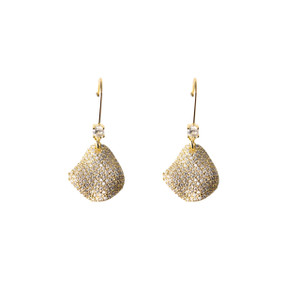 Pavé Wave Dangle Earrings Pavé Wave Dangle Earrings