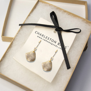 Pavé Wave Dangle Earrings Pavé Wave Dangle Earrings