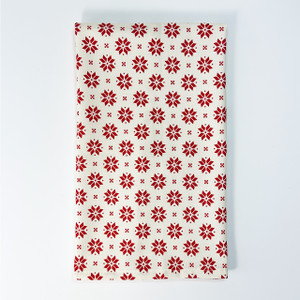 Red Snowflakes Hand Towel Red Snowflakes Hand Towel