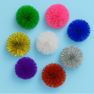 Pom Pom Bows - Set of 8 Pom Pom Bows - Set of 8