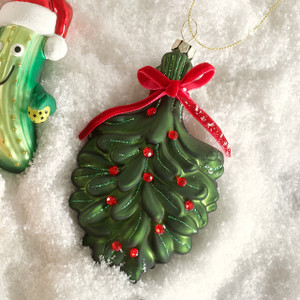 Mistletoe Glass Ornament Mistletoe Glass Ornament