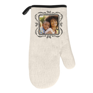 Photo Natural/Black Oven Mitt