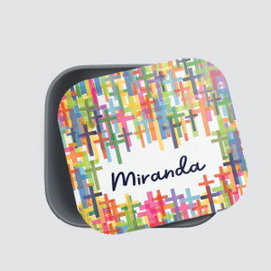 Layered Crosses RPET Sandwich Box - Personalized