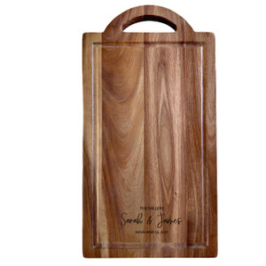 Acacia Handled Board- Engraved Sentiment Acacia Handled Board- Engraved Sentiment