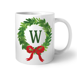 Watercolor Wreath Coffee Mug Watercolor Wreath Coffee Mug