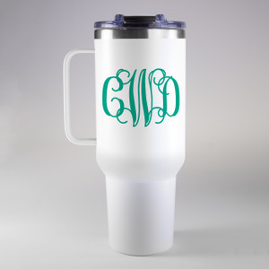The Bev Vine Monogram Tumbler 40 oz.